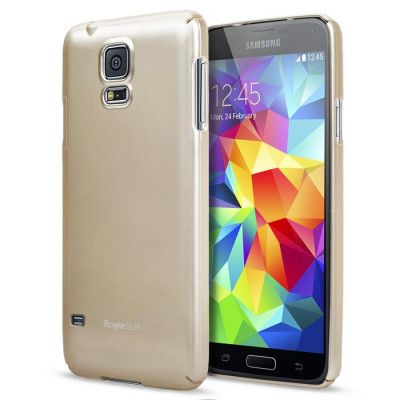 Ringke Slim Skal till Samsung Galaxy S5 (Gold)