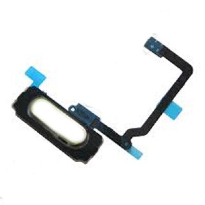 Samsung Galaxy S5 Hemknapp med flexkabel - Vit