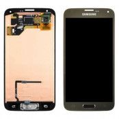 Samsung Galaxy S5 Skärm med LCD-display, Guld - Original