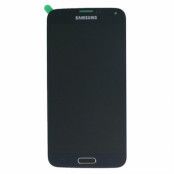 Samsung Galaxy S5 Skärm med LCD-display, Svart - Original