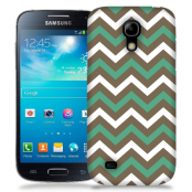 Skal till Samsung Galaxy S5 Mini - Ränder - Grön/Brun