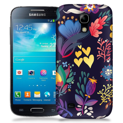 Skal till Samsung Galaxy S5 Mini - Retro blommor