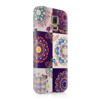 Skal till Samsung Galaxy S5 - Blommigt lapptäcke