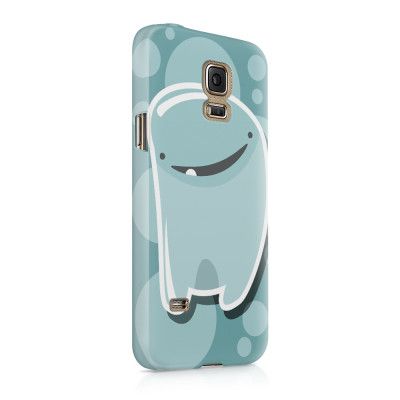 Skal till Samsung Galaxy S5 - Bubbelmonster - Blå