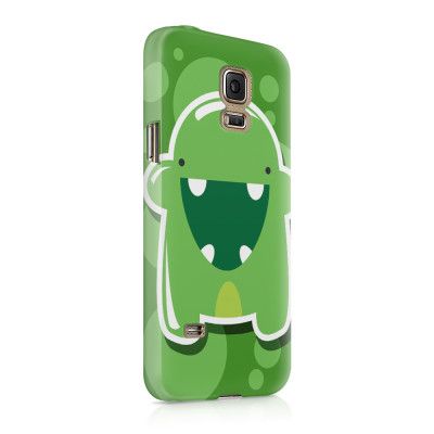 Skal till Samsung Galaxy S5 - Bubbelmonster - Grön