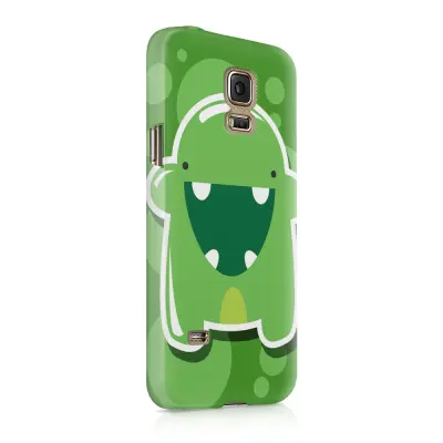 Skal till Samsung Galaxy S5 - Bubbelmonster - Grön