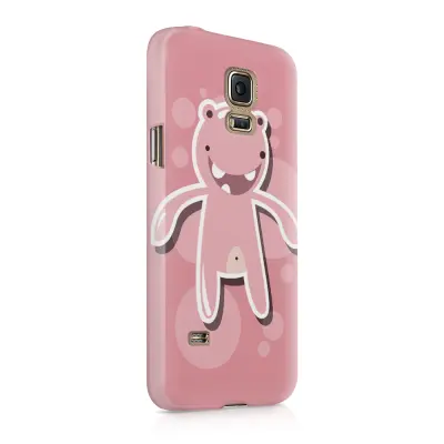 Skal till Samsung Galaxy S5 - Bubbelmonster - Rosa