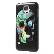 Skal till Samsung Galaxy S5 - Colorized Skull