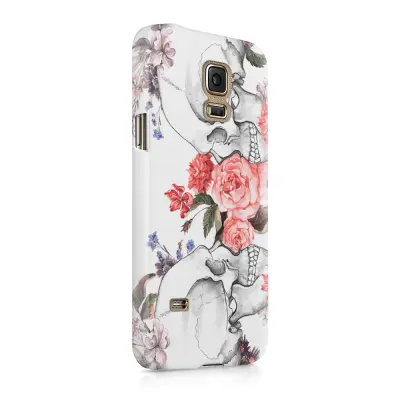 Skal till Samsung Galaxy S5 - Dödskallar rosor