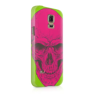 Skal till Samsung Galaxy S5 - Dödskalle - Magenta