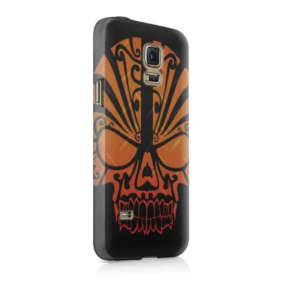 Skal till Samsung Galaxy S5 - Dödskalle - Orange