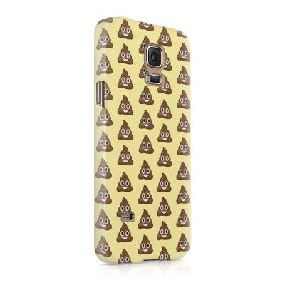 Skal till Samsung Galaxy S5 - Emoji - Bajs