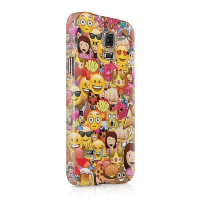 Skal till Samsung Galaxy S5 - Emoji - Kollage