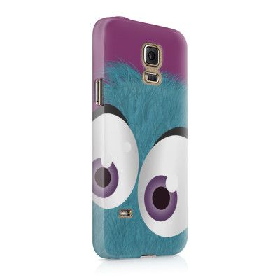 Skal till Samsung Galaxy S5 - Fuzzy monster - Blå