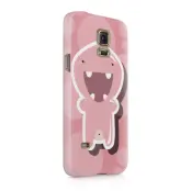 Skal till Samsung Galaxy S5 - Glatt Bubbelmonster - Rosa