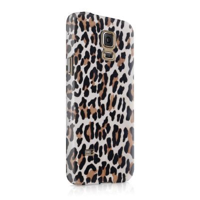 Skal till Samsung Galaxy S5 - Leopard oljefärg