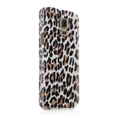 Skal till Samsung Galaxy S5 - Leopard oljefärg