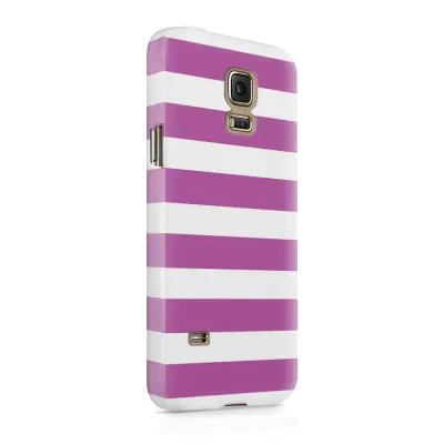 Skal till Samsung Galaxy S5 - Linjer - Lila