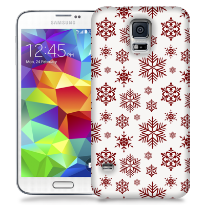 Skal till Samsung Galaxy S5 - Mönster - Flakes