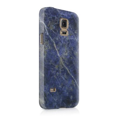 Skal till Samsung Galaxy S5 - Marble - Blå