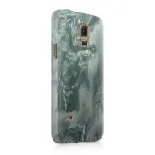 Skal till Samsung Galaxy S5 - Marble - Grön