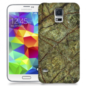 Skal till Samsung Galaxy S5 - Marble - Grön