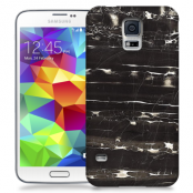 Skal till Samsung Galaxy S5 - Marble - Svart