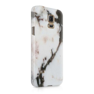 Skal till Samsung Galaxy S5 - Marble - Vit