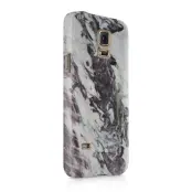 Skal till Samsung Galaxy S5 - Marble - Vit/Svart