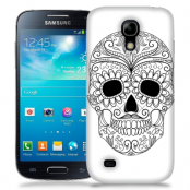 Skal till Samsung Galaxy S5 Mini - Glad dödskalle - Vit