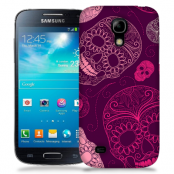 Skal till Samsung Galaxy S5 Mini - Glada dödskallar - Lila