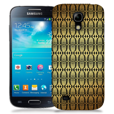 Skal till Samsung Galaxy S5 Mini - Mönster - Guld/Svart