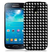 Skal till Samsung Galaxy S5 Mini - Mönstrat tyg - Svart