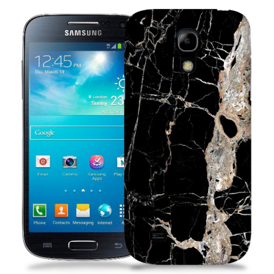 Skal till Samsung Galaxy S5 Mini - Marble - Svart