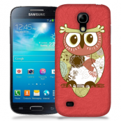 Skal till Samsung Galaxy S5 Mini - Orientalisk uggla - Röd