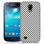 Skal till Samsung Galaxy S5 Mini - Polkadots - Vit/Svart