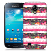 Skal till Samsung Galaxy S5 Mini - Ränder - Blommor