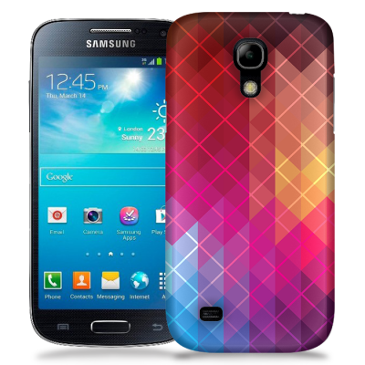 Skal till Samsung Galaxy S5 Mini - Röda kvadrater