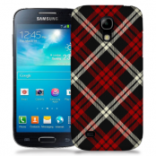 Skal till Samsung Galaxy S5 Mini - Rutig - Röd