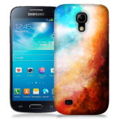 Skal till Samsung Galaxy S5 Mini - Rymden - Orange/Blå