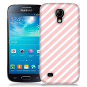 Skal till Samsung Galaxy S5 Mini - Stripes - Ljusrosa