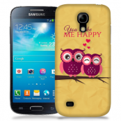 Skal till Samsung Galaxy S5 Mini - Ugglor - You make me happy