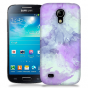 Skal till Samsung Galaxy S5 Mini - Vattenfärg - Lila/Ljusblå