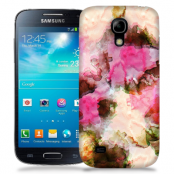 Skal till Samsung Galaxy S5 Mini - Vattenfärg - Svart/Ljusrosa