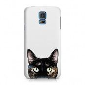 Skal till Samsung Galaxy S5 - Peeking Cat