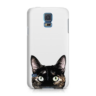Skal till Samsung Galaxy S5 - Peeking Cat