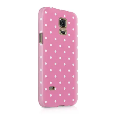 Skal till Samsung Galaxy S5 - Polka - Lila