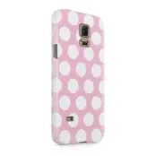 Skal till Samsung Galaxy S5 - Polka - Rosa