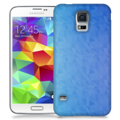 Skal till Samsung Galaxy S5 - Prismor - Blå