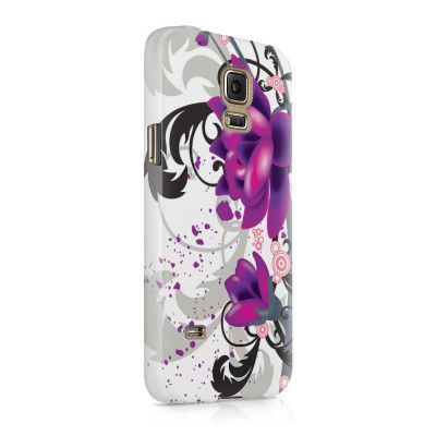 Skal till Samsung Galaxy S5 - Red Flowers